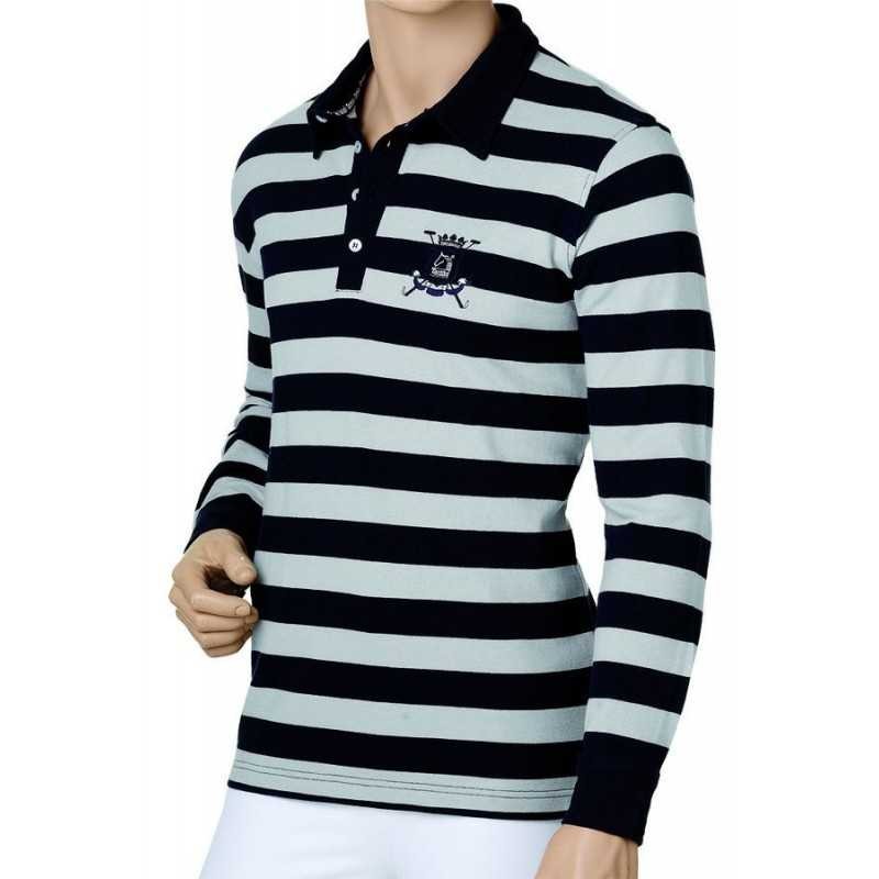 POLO TATTINI HOMBRE MANGAS LARGAS a RAYAS