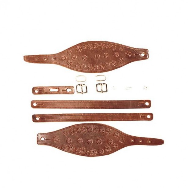 Correas de espuela western Marjoman con botones
