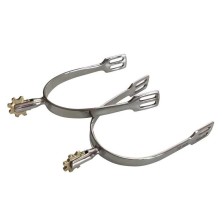 Espuela plana ruleta bronce inox