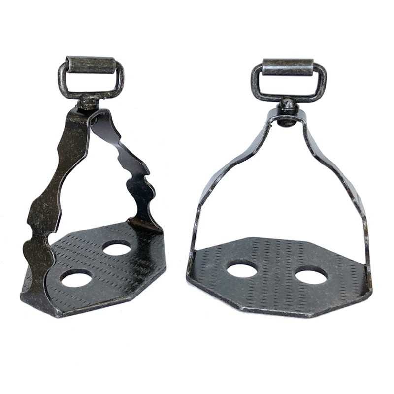 ESTRIBO ESPAÑOL INOX. ENVEJECIDO DE DOMA ALTA ESCUELA