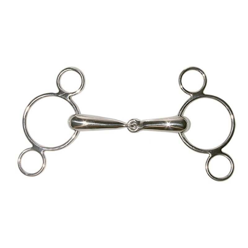 FILETE PESSOA 3 ANILLAS CON EMBOCADURA 19MM INOX