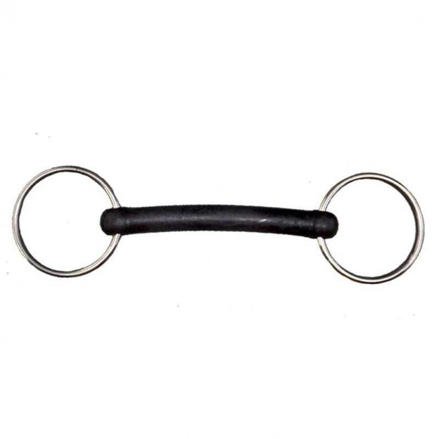 FILETE RECTO FLEXIBLE DE GOMA, ANILLAS ACERO INOX