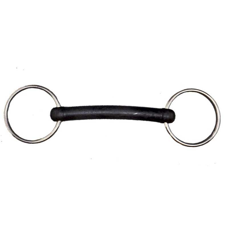 FILETE RECTO RIGIDO CON GOMA, ACERO INOX