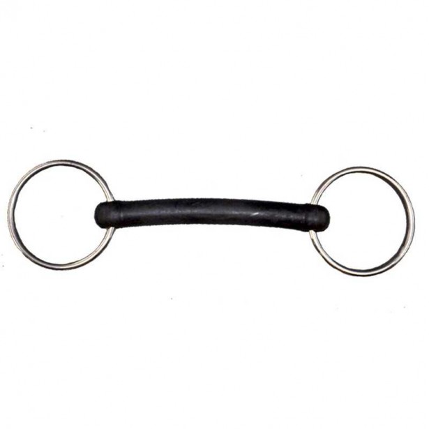 FILETE RECTO RIGIDO CON GOMA, ACERO INOX