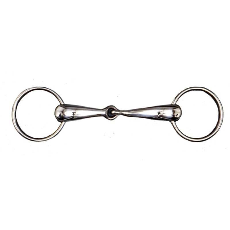 FILETE PARTIDO, EMBOCADURA GRUESA, ACERO INOX
