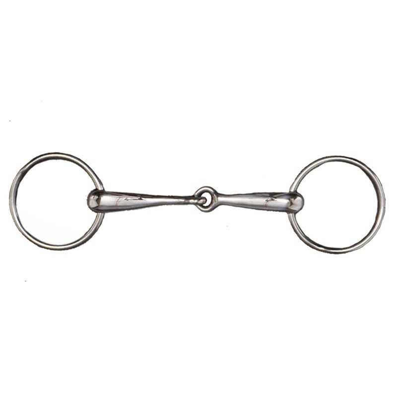 FILETE PARTIDO, EMBOCADURA MEDIA, ACERO INOX