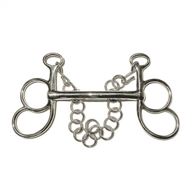BOCADO DE COCHE BARCELONA RECTO, EN ACERO INOX.
