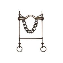 BOCADO VAQUERO EMBOCADURA INOX. SUAVE BARRA RECTA