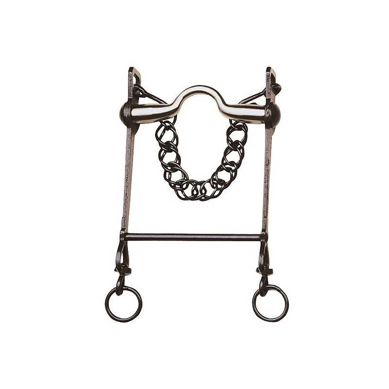 BOCADO VAQUERO EMBOCADURA INOX. ASA CALDERA BARRA RECTA