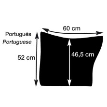 SUDADERO MARJOMAN PARA SILLA PORTUGUESA EN PAÑO DE LANA