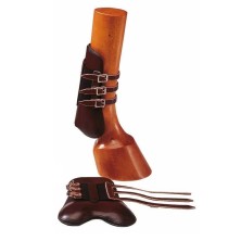 PROTECTOR DE TENDONES EN CUERO CIERRE DE CORREAS