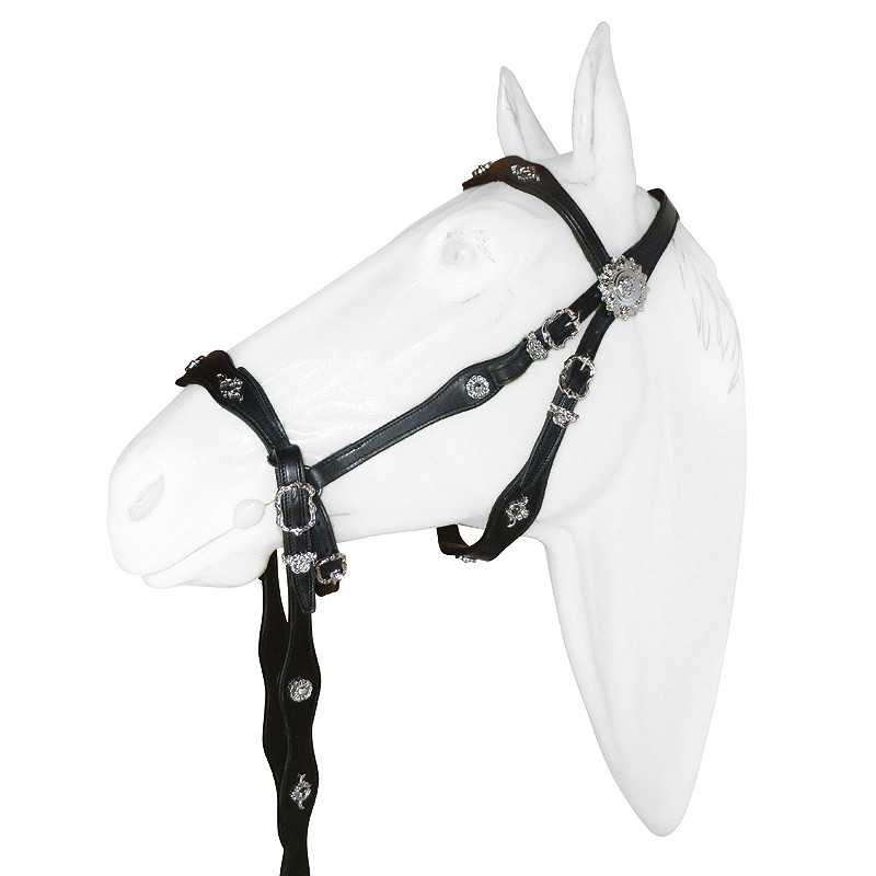 Bitless bridle de cortesía con riendas Marjoman