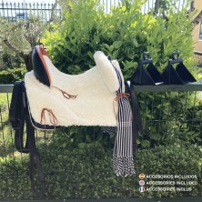SILLA MARJOMAN VAQUERA DE FIBRA MIXTA COMPLETA