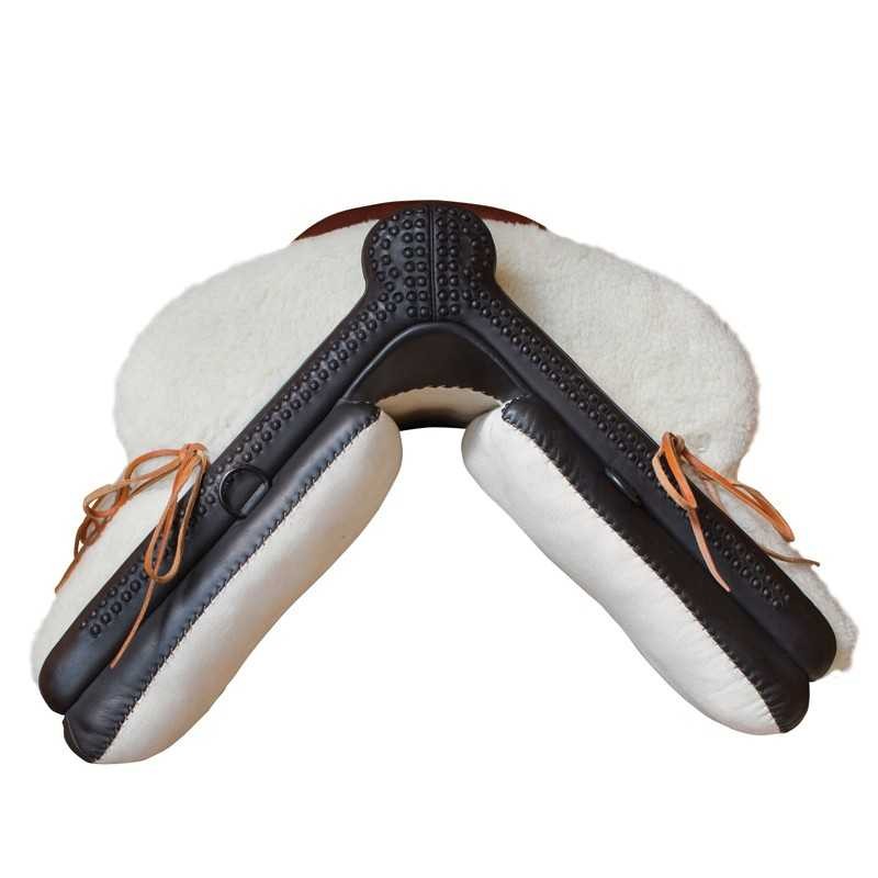 Silla Marjoman vaquera mixta sintética moteada