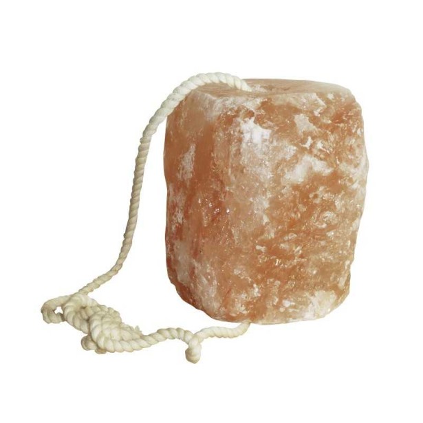Piedra de sal del himalaya con cuerda Piedra de sal del himalaya con cuerda