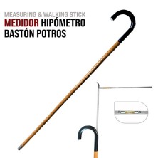 Medidor hipómetro bastón potros