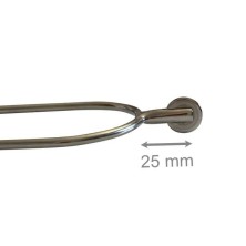 Espuelín de rejoneo gallo corto con moneda inox