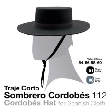 Traje corto sombrero cordobés Nº112