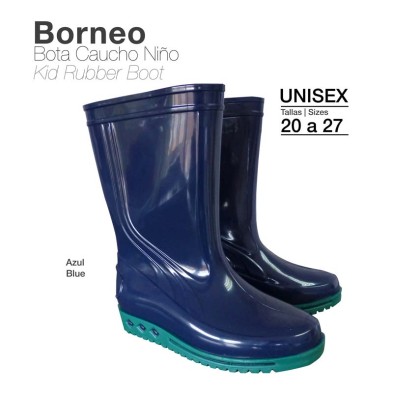 Bota caucho niño borneo