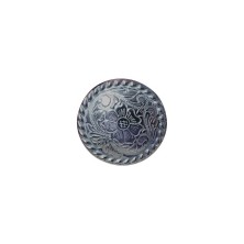 Concho redondo para silla tejana 1''