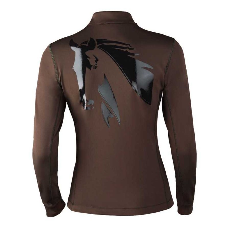 Camiseta hípica tattini de manga larga agatea