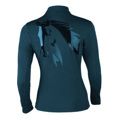 Camiseta hípica tattini de manga larga agatea