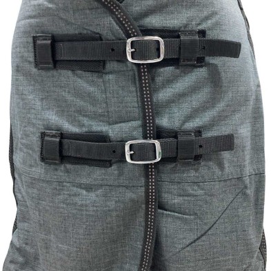 Manta impermeable melange con reflectantes