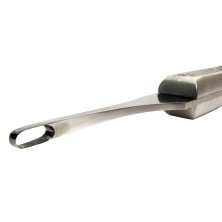 Legra icar vet de abcesos corte oval con mango de aluminio
