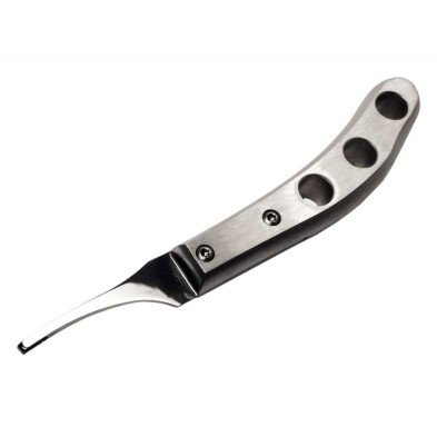Legra icar vet de abcesos corte oval con mango de aluminio