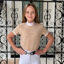Camiseta de concurso pure lace kids, manga corta