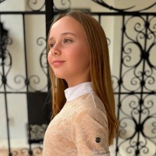 Camiseta de concurso pure lace kids, manga corta