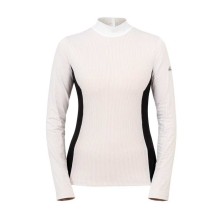 Camiseta de concurso elegant stripe de manga larga para mujer