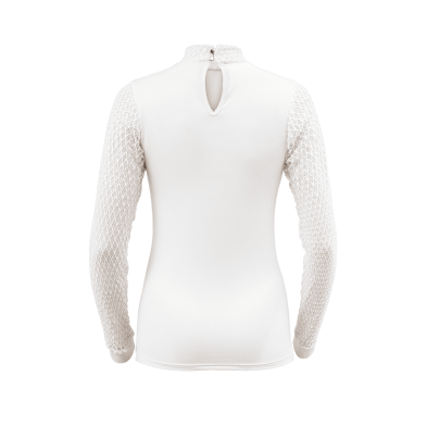 Camiseta de concurso luxe para mujer, manga larga