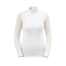 Camiseta de concurso luxe para mujer, manga larga