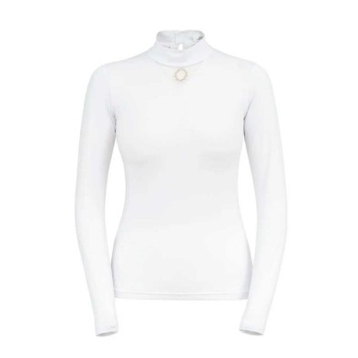 Camiseta de concurso crystal drop para mujer, manga larga
