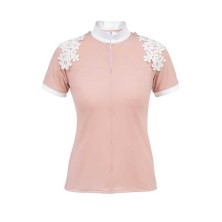 Camiseta de concurso blossom de manga corta para mujer Cavalliera