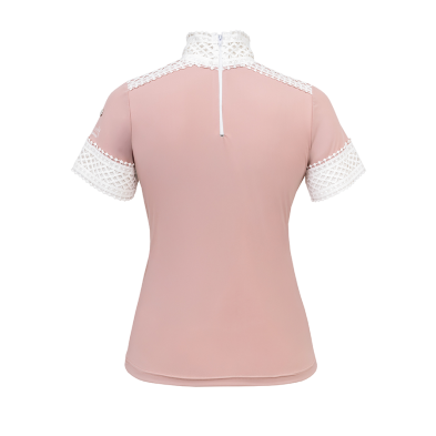 Camiseta de concurso cavalliera ariosa para mujer, manga corta