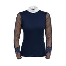 Camiseta de concurso signature sleeves con forro para mujer de manga larga Cavalliera