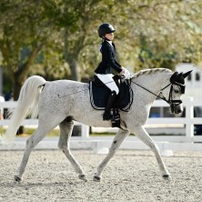 Chaqueta de concurso cavalliera purity glow para niña