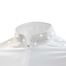 Camisa mujer con pedrería mixta