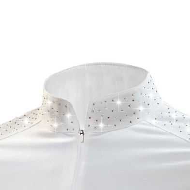Camisa mujer con pedrería mixta