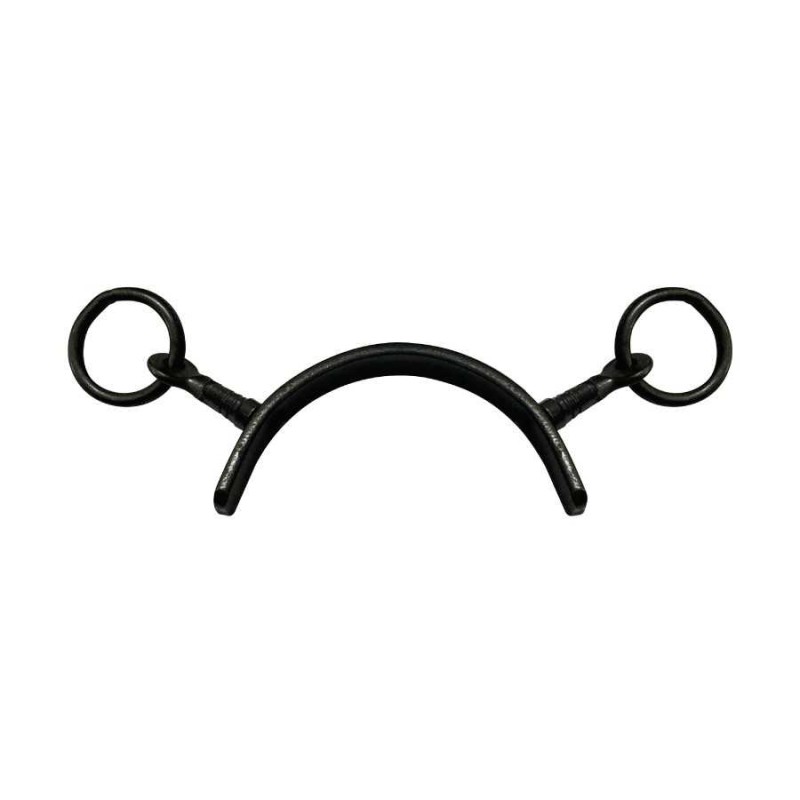 Serreta de muserola pony pavonada sin dientes pilares largos