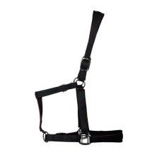 Cabezada de nylon con refuerzo en neopreno, hebilla negra