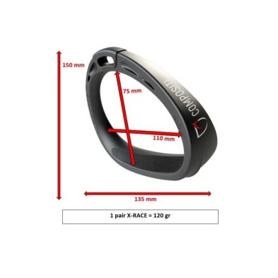 Estribo compositi x-race
