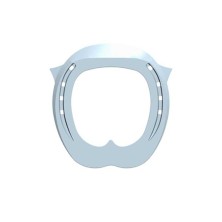 Herradura aluminio blacksmith aplomo natural barra blackover (unidad)