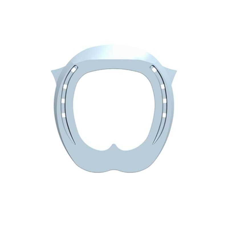 Herradura aluminio blacksmith aplomo natural barra blackover (unidad)