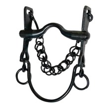 Bocado vaquero pavonado embocadura suave