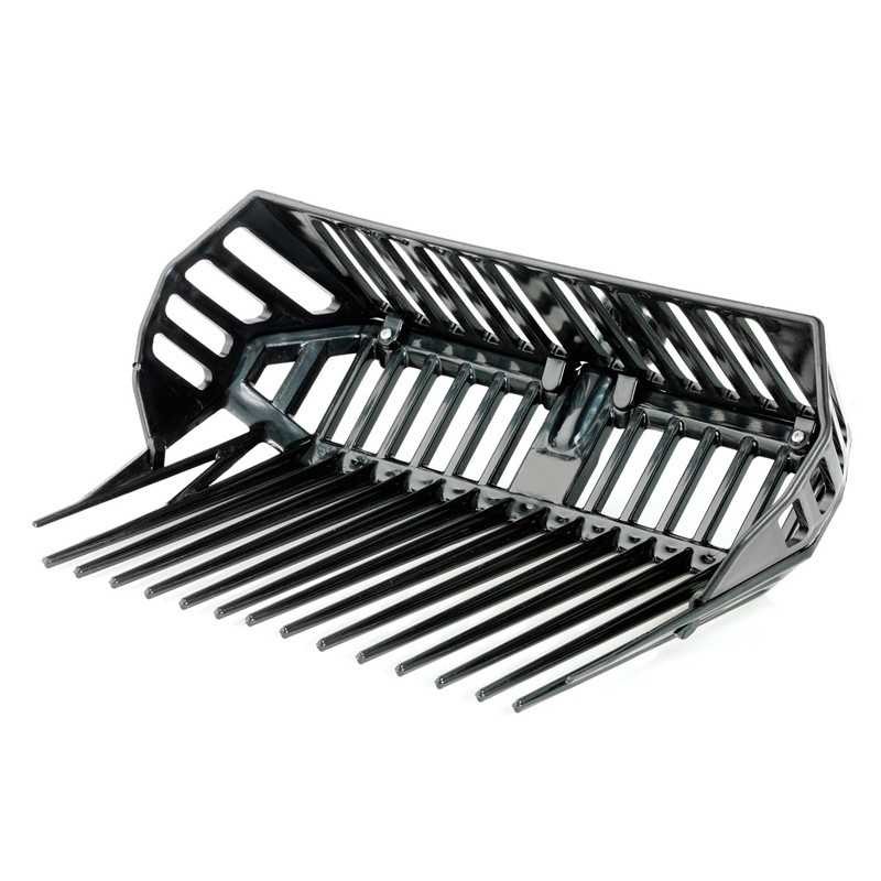 Horca en abs con recogedor negro