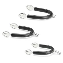 Espuelas gallo recto con goma adulto