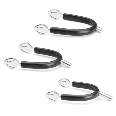 Espuelas gallo recto con goma adulto